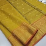 Banarasi Checked  Soft Katan silk Saree