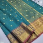 Banarasi Checked  Soft Katan silk Saree