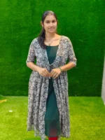 Floral Georgette Anarkali Kurtis