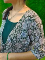Floral Georgette Anarkali Kurtis - Image 2