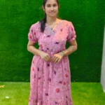 Floral Georgette Anarkali Kurtis