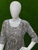 Premium Cotton anarkali kurtis - Image 2