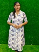 Stylish casual printed office wear kurthi