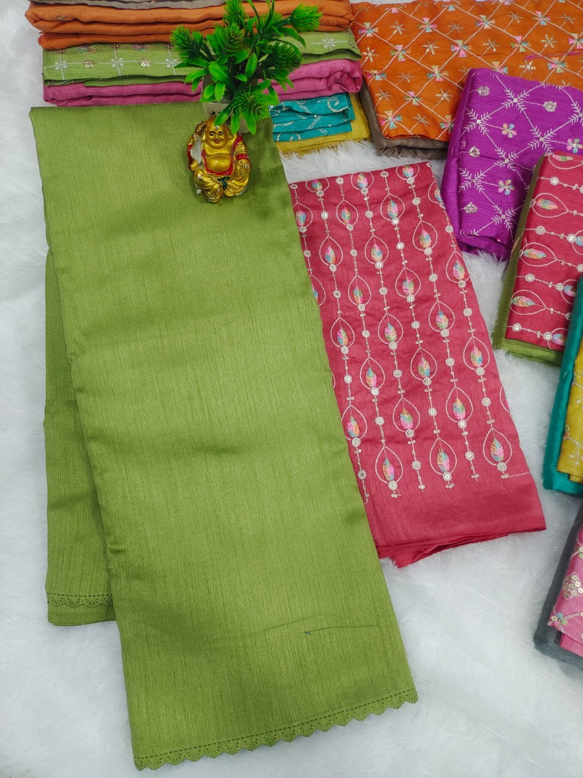 WhatsApp-Image-2024-05-22-at-10.55.51-AM.jpeg Fancy Cotton Cutwork Saree + Embroidery Blouse - Image 1