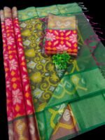 Chanderi Pochampally silkcotton Sarees - Image 2