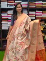 Chanderi Pochampally silkcotton Sarees