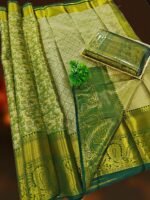ELITE DHARMAVARAM TISSUE BRIDAL WEDDING SILK SAREES - Image 2