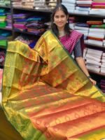 ELITE DHARMAVARAM TISSUE BRIDAL WEDDING SILK SAREES