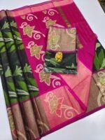 Chanderi Pochampally silkcotton Sarees - Image 2