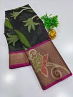 Chanderi Pochampally silkcotton Sarees - Image 3