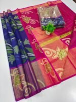 Chanderi Pochampally silkcotton Sarees - Image 2