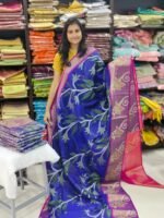 Chanderi Pochampally silkcotton Sarees - Image 4