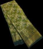 ELITE DHARMAVARAM TISSUE BRIDAL WEDDING SILK SAREES - Image 3