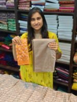 Fancy Cotton Cutwork Saree + Embroidery Blouse - Image 2