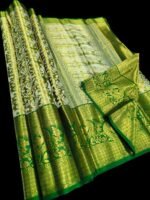 Dharmavaram Tissue Bridal Sarees - Image 3