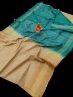 Handloom Leheriya Silk Sarees - Image 2