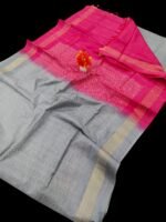 Handloom Leheriya Silk Sarees - Image 2