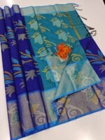 Chanderi Pochampally silkcotton Sarees - Image 3