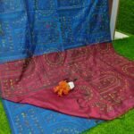 KHADI WARLI PRINT SAREES. FEEL GOOD MATERIAL FOR HOT SUMMER
