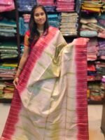 Handloom Leheriya Silk Sarees - Image 3