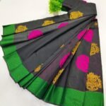 Premium Korvai Kottanchi Silkcotton sarees