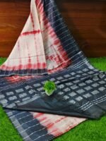 Handloom Leheriya Silk Sarees - Image 4