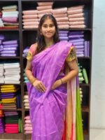 Handloom Leheriya Silk Sarees - Image 5