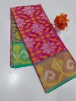 Chanderi Pochampally silkcotton Sarees - Image 2