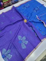 Linen jute cotton sarees - Image 2