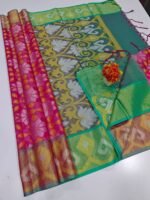 Chanderi Pochampally silkcotton Sarees - Image 3
