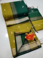 Maheswari Silk Cotton Saree - Image 2
