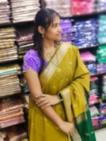 Maheswari Silk Cotton Saree - Image 4