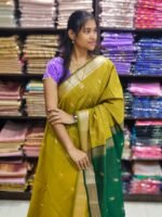 Maheswari Silk Cotton Saree - Image 3