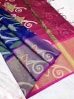 Chanderi Pochampally silkcotton Sarees - Image 5