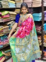 Chanderi Pochampally silkcotton Sarees