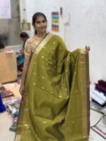 Maheswari Silk Cotton Saree - Image 2