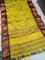 MEENAKSHI: Authentic mahwswari Checks silk Sarees - Image 3