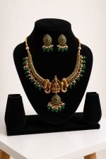 Premium & Designer Wear Neck Piece with Earring Set - Image 2
