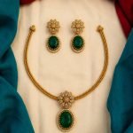Premium & Designer Wear Neck Piece with Earring Set