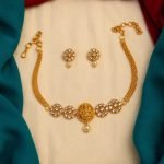 Premium & Designer Wear Neck Piece with Earring Set