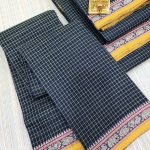 Authentic Checked Narayanpet Cotton Sarees