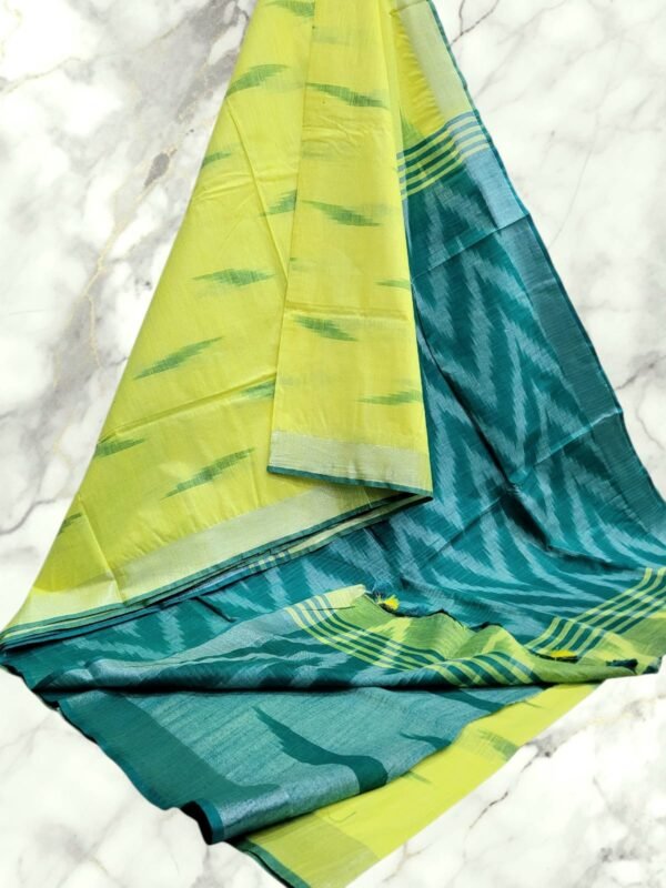 IKKAT LINEN COTTON SAREES