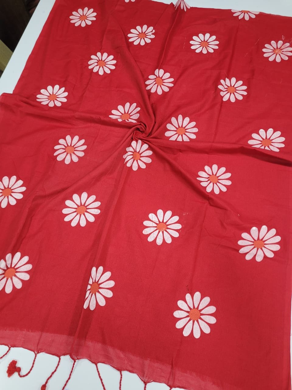 WhatsApp Image 2026-07-20 at 1.05.50 PM (1) Sun Flower Kadhi Cotton Sarees - Image 1