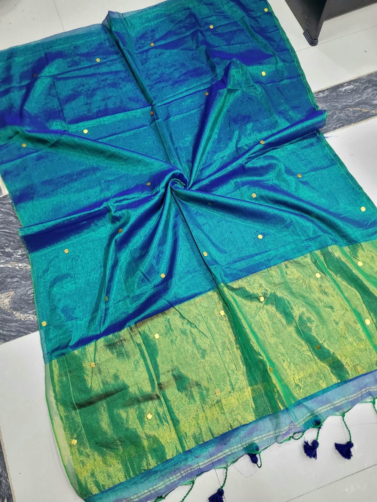 WhatsApp Image 2026-07-25 at 11.57.29 AM PREMIUM QUALITY TISSUE SILK SAREES - Image 1
