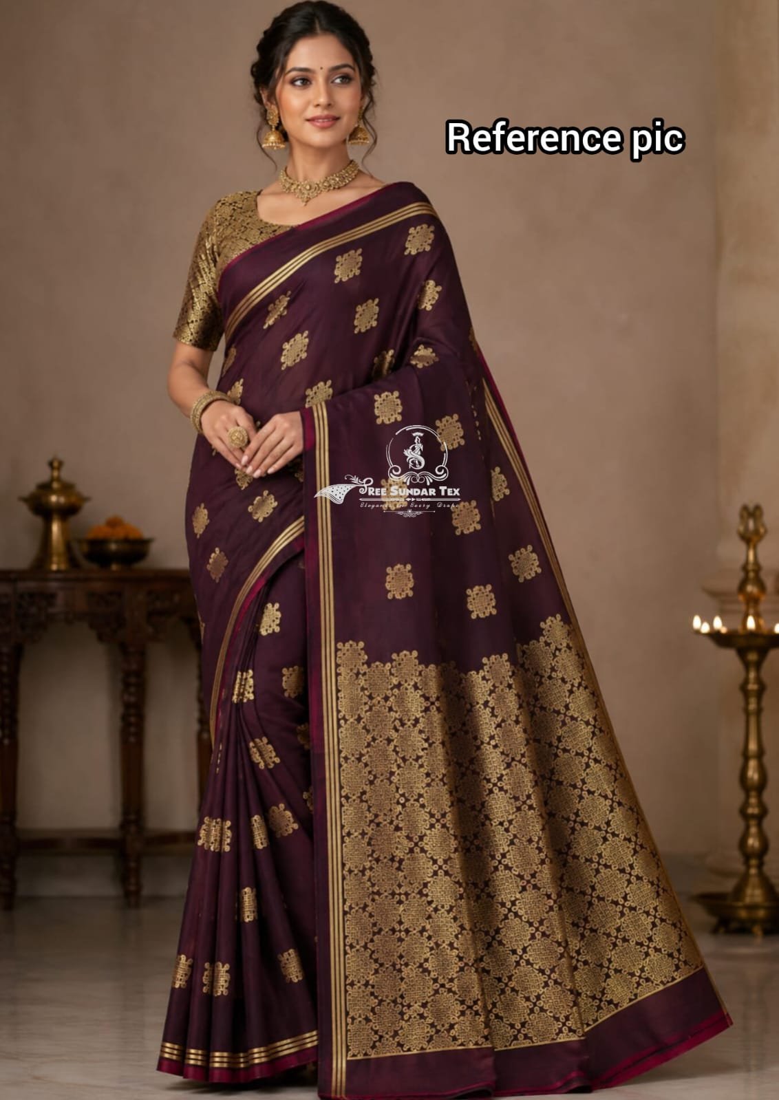 WhatsApp Image 2026-07-29 at 5.44.23 PM (1) Premium Kolam Softsilk Saree - Image 1