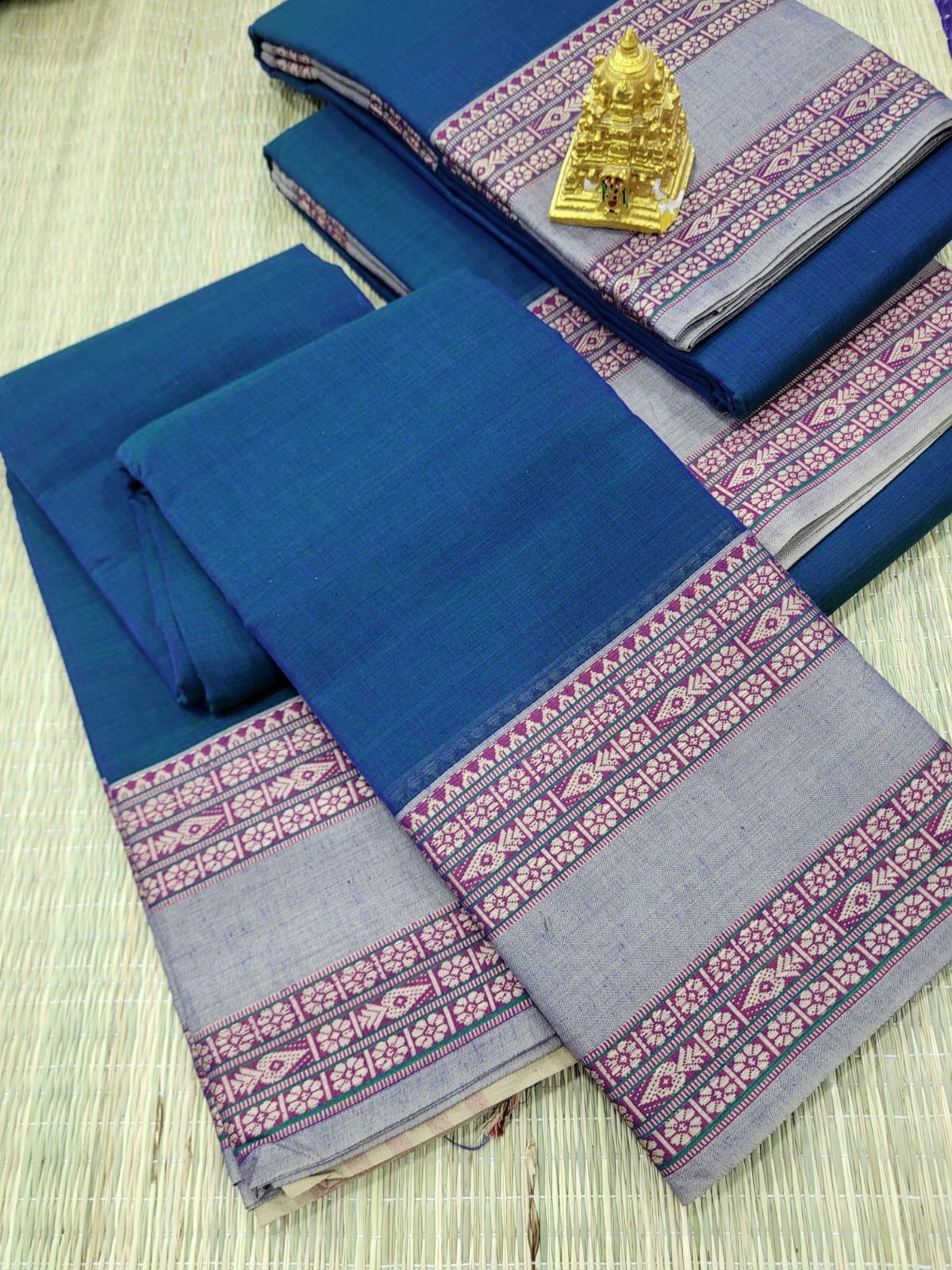 WhatsApp Image 2026-08-01 at 1.35.13 PM Authentic Narayanpet Cotton Sarees - Image 1