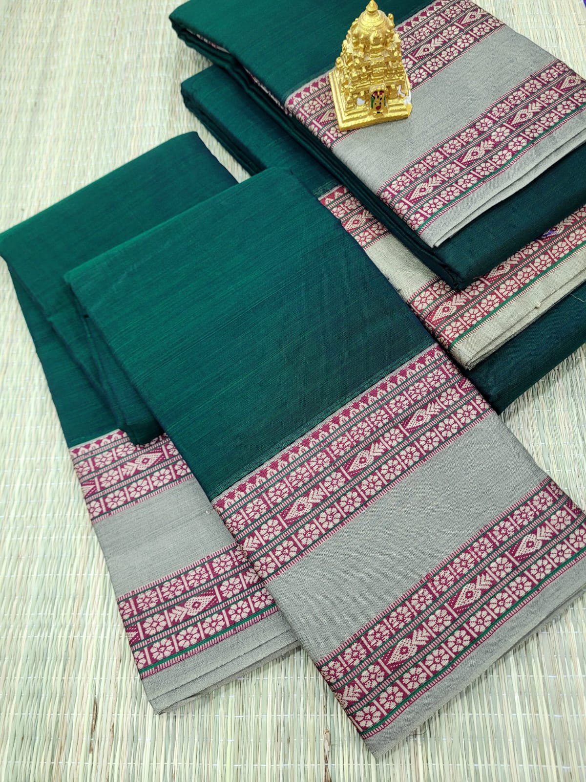 WhatsApp Image 2026-08-01 at 1.35.14 PM Authentic Narayanpet Cotton Sarees - Image 1