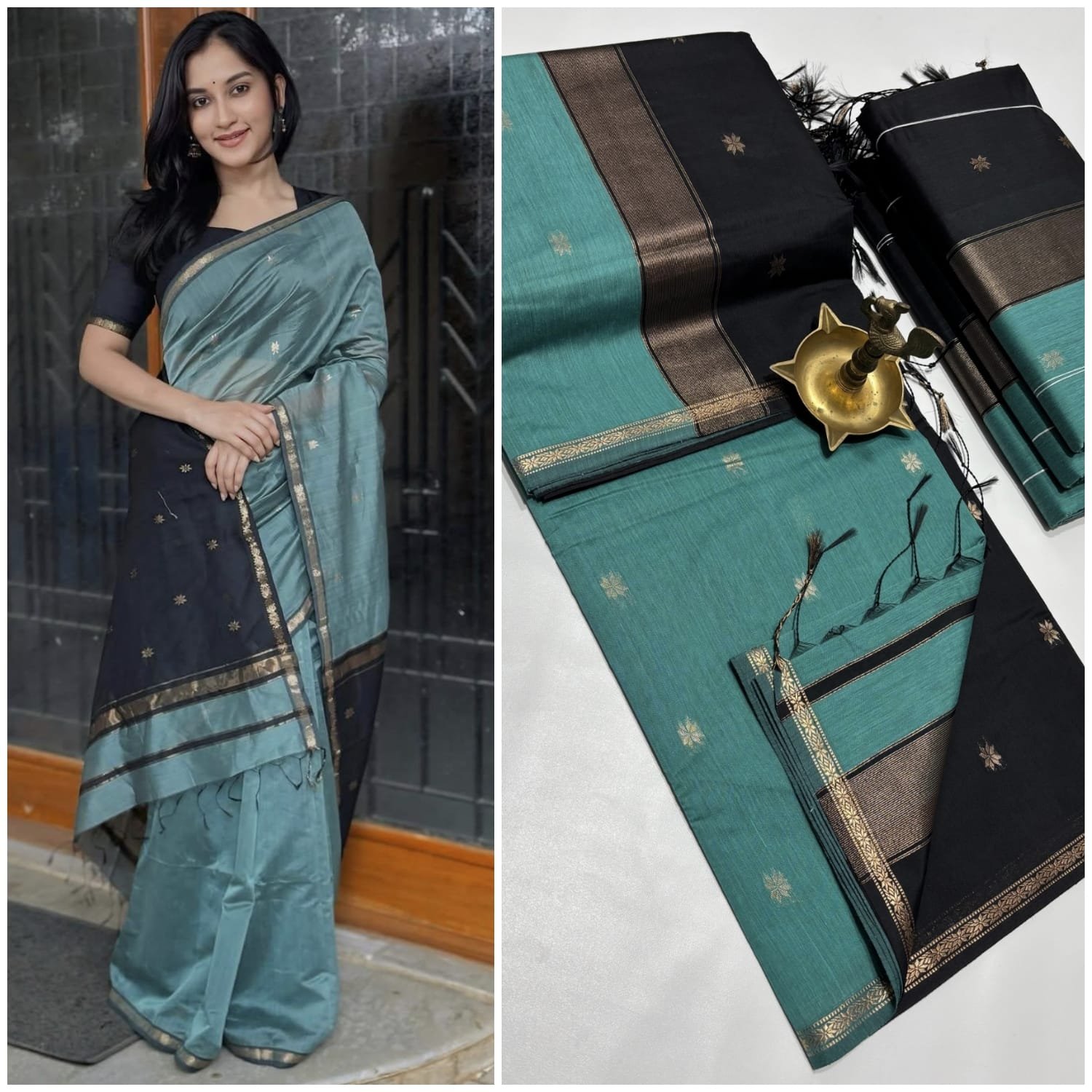 WhatsApp Image 2026-08-07 at 1.03.27 PM Maheswari Silk Cotton Saree - Image 1