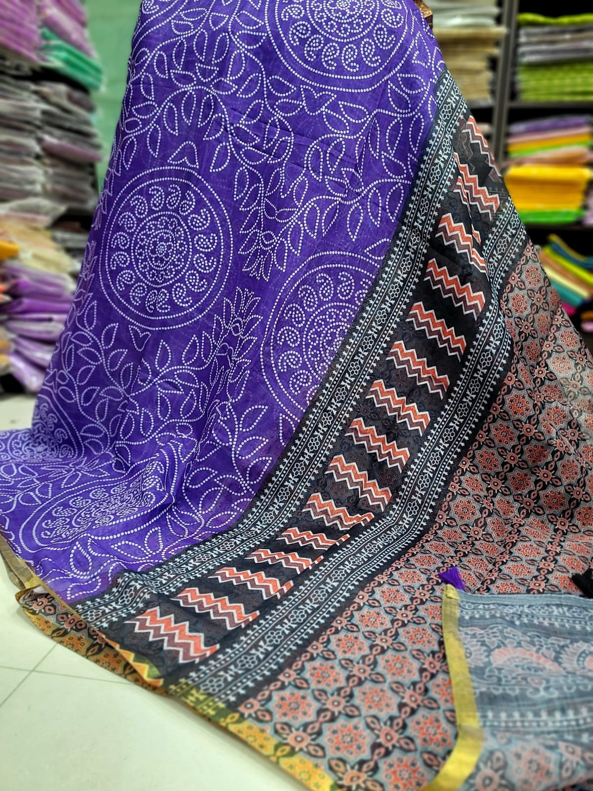 WhatsApp Image 2026-08-07 at 4.38.40 PM (2) Linen Jute cotton sarees - Image 1