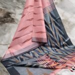 IKKAT LINEN COTTON SAREES